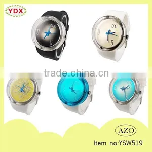 2015 New Design Durable Promotional Round Silicone Wrist Watch Quality Choice thumbnail-1