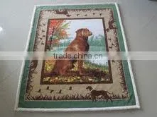 Sherpa Throw Blanket Knit and Printed Raschel Throw Rev Sherpa thumbnail-1