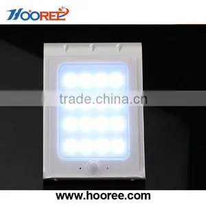 16LED Outdoor Sensor Solar LED Garden Lamp Wall Light thumbnail-6