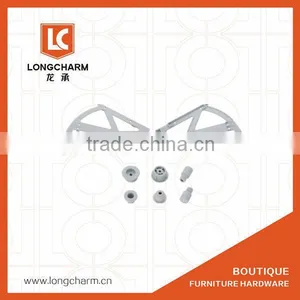 Plastic 3-fold Shoe Rack Shoe Rack Bracket Made in China YL-015 thumbnail-3
