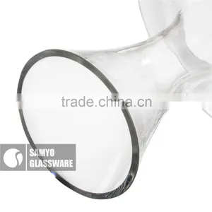 Samyo Handmade Hot Sale Lead Free Round Shape Crystal Wine Decanter thumbnail-4