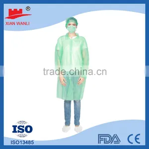 Medical Disposable Cool Lab Coats Cheap Nonwoven Top Green Antistatic Lab Coats thumbnail-1