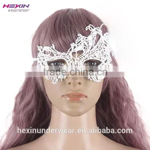 White Masquerade Festival New Design Fashion Party Mask Malaysia thumbnail-1