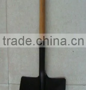 High Quality Steel Shovel With Wooden Handle S501-3Y thumbnail-1