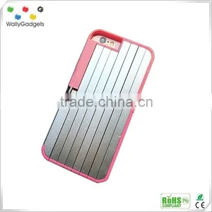 Promotional Flashy Adjustable Light Blinking 4.7" Plastic Aluminium Selfie Stick Led Case Cover For IPhone 6/6s thumbnail-5