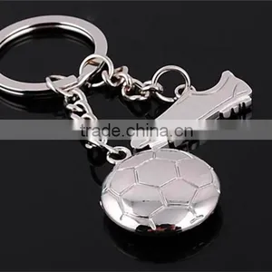 Shoes Keychain Metal Football Keychain Key Chains Keyring Keyfob Ideal Gift for Football Fans thumbnail-3