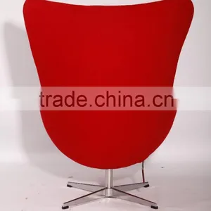 China Manufacturer High Quality Fabric Egg Chair and Ottoman thumbnail-4