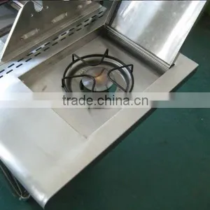 Table Outdoor Gas BBQ Grill 3 Burners Industrial Gas Grill thumbnail-5