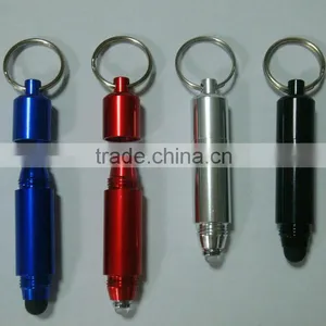 Mini Led Keychain Light With Stylus Pen thumbnail-1