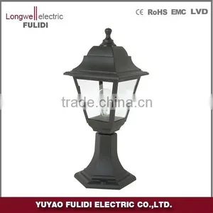 Plastic Outdoor Pillar Gate Light,garden Standing Lamp,4pcs Glasses thumbnail-1