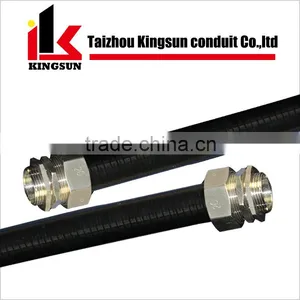 JSP UV Resistant PVC Coated Flexible Corrugated Metal Conduit Pipe thumbnail-1