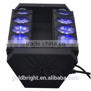 8 Lens 12w White or RGBW Disco Moving Head Scanner Spider LED Effect Lighting thumbnail-5
