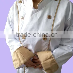 Executive Chef Uniform With Piping thumbnail-2