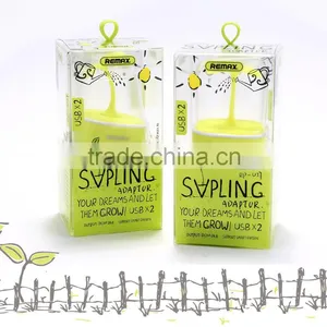Original Remax Sapling Series 2 USB Adaptor Phone Charger 5V 2.4A Travel Charger thumbnail-2