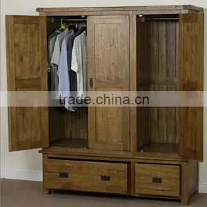 3 Door 2 Drawer Wardrobe thumbnail-3