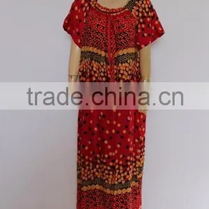Fashion Short Sleeve Arab Lady Long Gown thumbnail-6