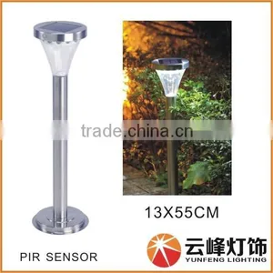 High Lumen 13 LED Stainless Steel Solar Wall Light PIR thumbnail-3