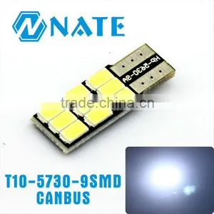2015 Hotsale Car Led Light T10 5730 9smd Canbus Interior Light thumbnail-1