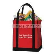 NON-WOVEN WINE AND GROCERY COMBO TOTE BAG WITH POLY BOARD INSERT thumbnail-6