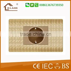 Europe Style Power Socket, Plug Seat for Russia Market, CE Certificate, European Standard thumbnail-1