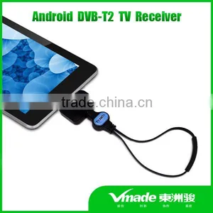 Mini Portable Decoder tv Receiver Dvb t2 Pad tv Tuner for Android Phone thumbnail-1
