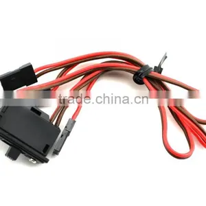 JR Small Receiver Switch Harness With Charge Cord Charging Connector thumbnail-5