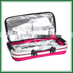 Foldable Picnic Basket Polyester Insulated Picnic Basket thumbnail-2