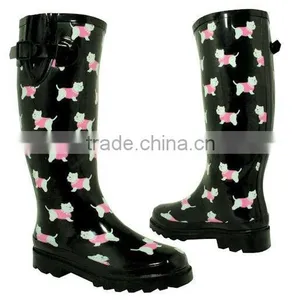 Cute Animals Design Your Own Rain Boots thumbnail-1