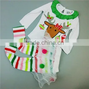 On Sale!!christmas 2pcs Sets Wholesale Baby Clothing Layette thumbnail-4