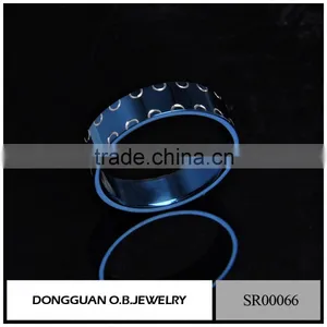 Fashionable Jewelry Men's Ring With White Gold Color /Stainless Steel Ring Designs thumbnail-5