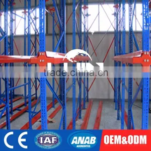Custom Fitted Stacking Warehouse Pallet Flow Racking Live Storage Rack thumbnail-3