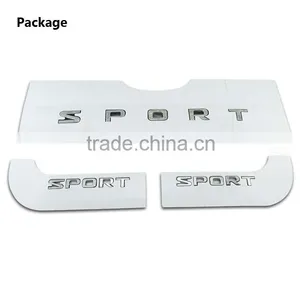 Plastic Chrome Letter Sports Car Badges and Emblems thumbnail-6