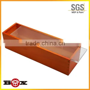 Wine Wooden Box With Acrylic Window thumbnail-1
