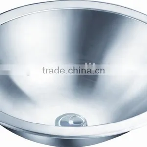 Yacht,Boat,Train and Public Mobile Toilet Used Stainless Steel Elliptical Hand Wash Basin Kitchen Sink GR-Y589 thumbnail-1