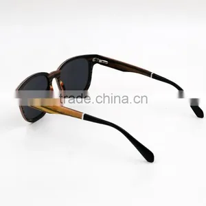 Zebra Maple Aluminium Frame Polarized Sunglasses thumbnail-3