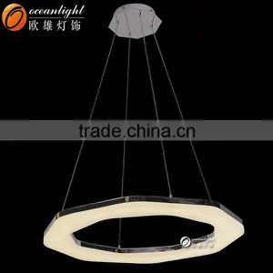 Circle Hexagon Lights Pendant Lustre Acrylic Pendant Lamp OXD7007-L thumbnail-1