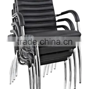 Hot Sale Stackable Leather Hotel Coffee Chair AH-40A-1 thumbnail-1