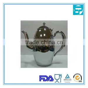 Stainless Steel Gold Plantin Arabic Tea Pot thumbnail-1