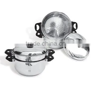 Two Layers Stainless Steel Steamer thumbnail-1