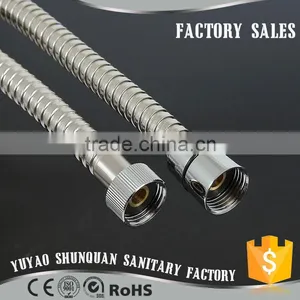 Factory Sale OEM Dia.14mm Stainless Steel Flexible Shower Hose Extension thumbnail-1