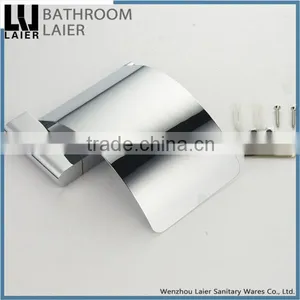 Promotional China Manufacture Zinc Alloy Chrome Finishing Bathroom Sanitary Items Wall Mounted Toilet Paper Holder thumbnail-6