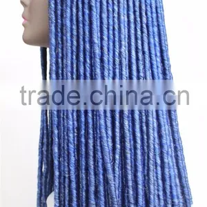 Perruque Tresse Africaine, Cheap Micro Braided Synthetic Lace Front Dread Lock African American Braided Wig for Balck Women thumbnail-3
