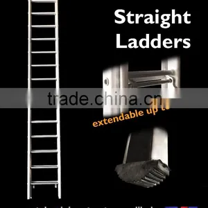 Aluminium 2 Section Straight Ladders 15 Ft. thumbnail-1