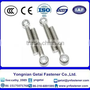 Stainless Steel Eye Bolts , DIN933/931, 201/202/304/316 With High Quality thumbnail-1
