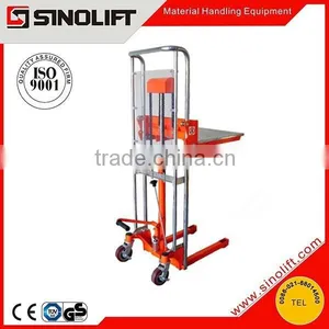 2015 SINOLIFT TF High Lift Hand Mini Stacker With Standard Platform or Optional Fixed Forks thumbnail-3