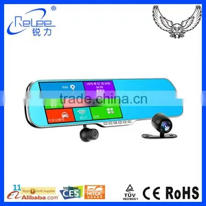 Wireless GPS Bluetooth Dual Car FM Camera With Touch Screen RLDV-325 thumbnail-1