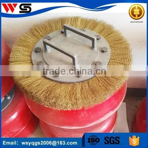Round Metal Brush With 6 0r 8 Bolts Holes for Cleaning thumbnail-1