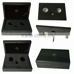 3pcs Coin Wooden Box in High Glossy Lacquer Finish thumbnail-1