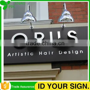 PDL Front Built Up Stainless Steel Store Name Signs thumbnail-2