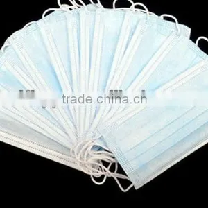White 3-ply Disposable Face Mask thumbnail-1